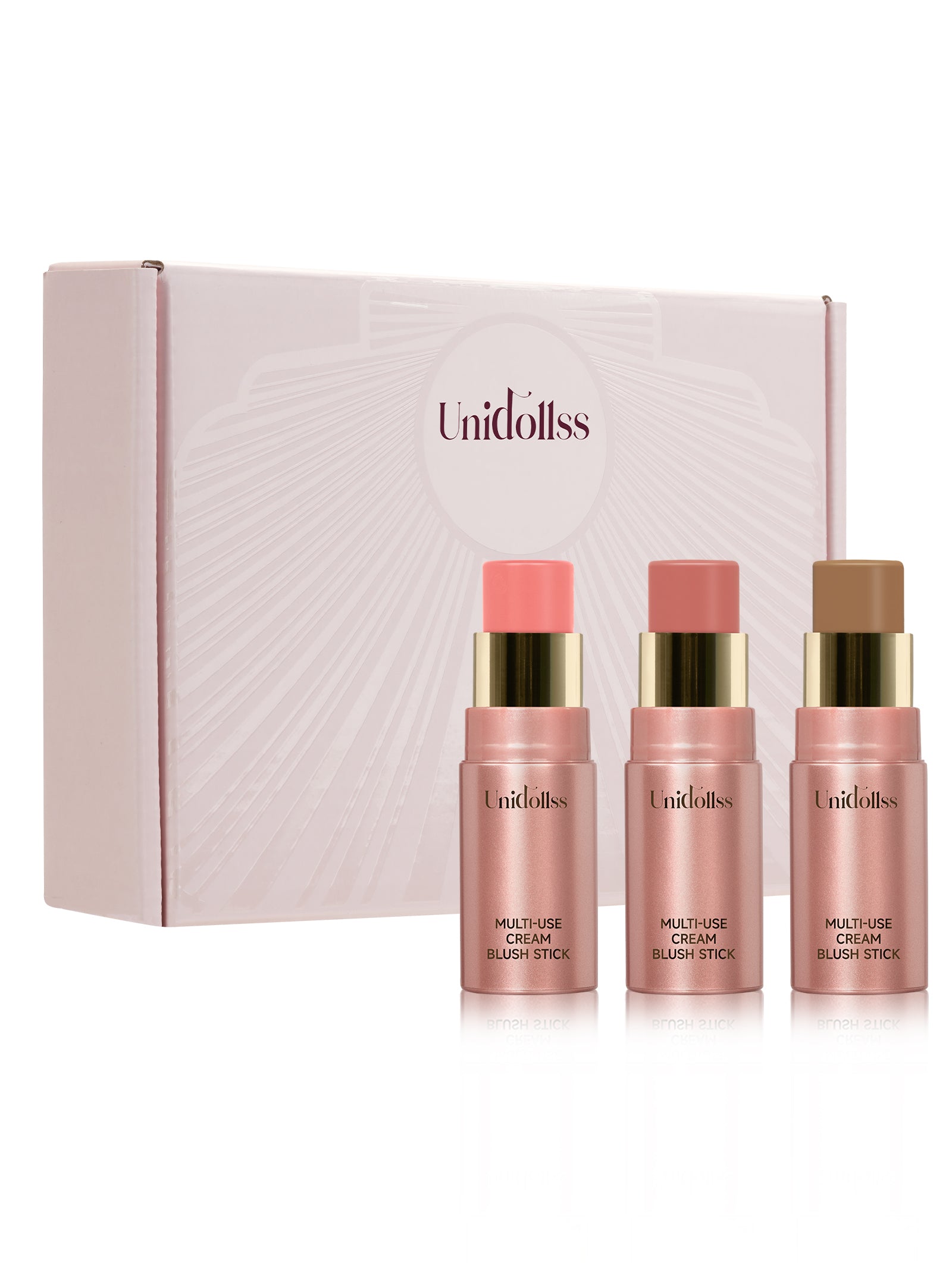 Unidollss Multi-Use Cream Blush Stick Set