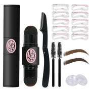Unidollss Dual-Ended Eyebrow Stamp Stencil Kit