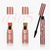 Unidollss Multi-Use Cream Blush Stick+Tubing Mascara Set