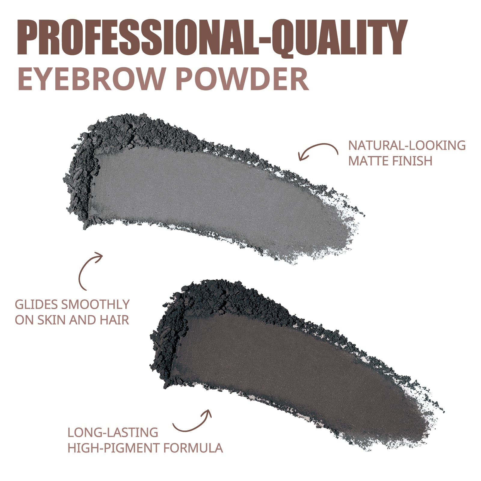 Unidollss Dual-Ended Eyebrow Stamp Stencil Kit