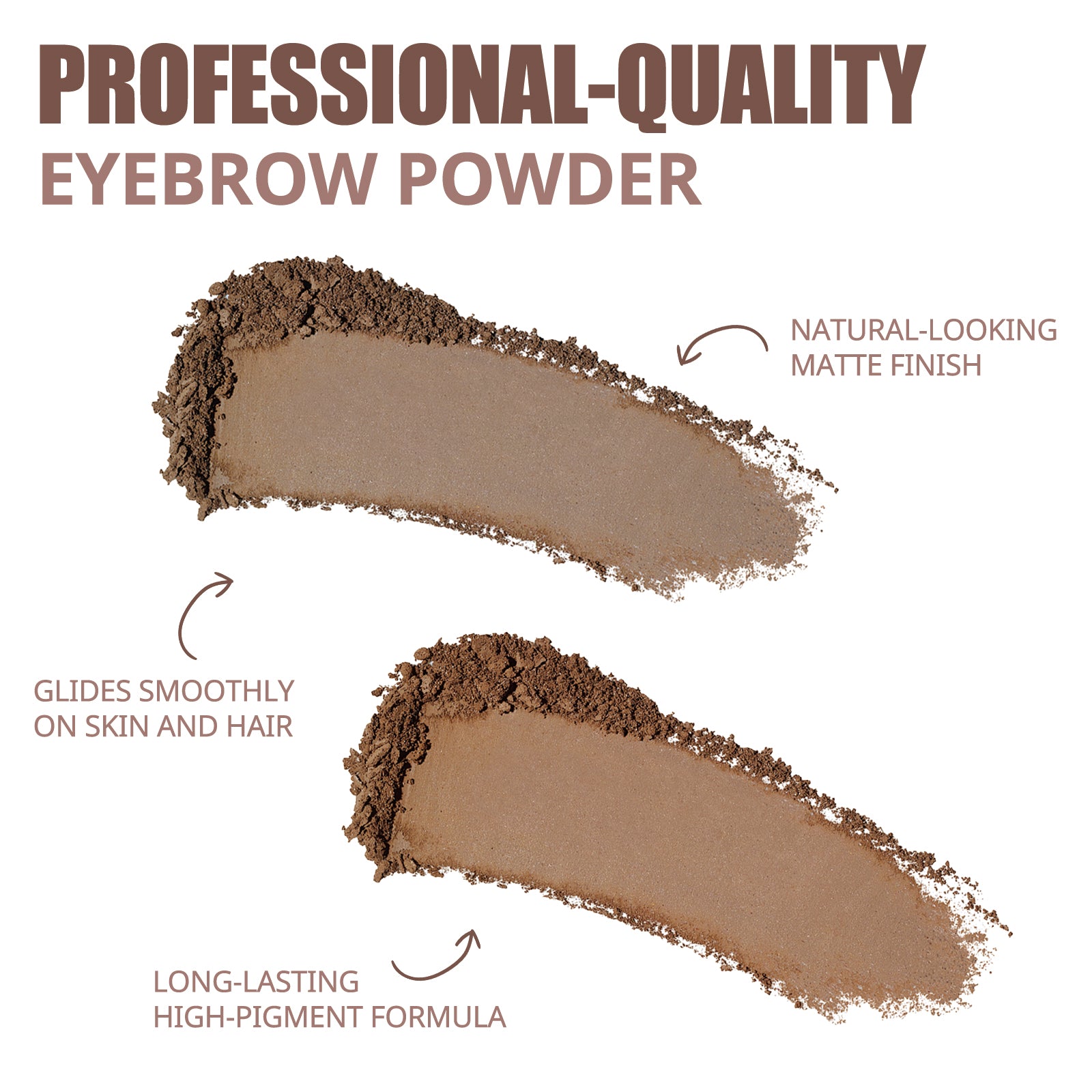 Unidollss Dual-Ended Eyebrow Stamp Stencil Kit
