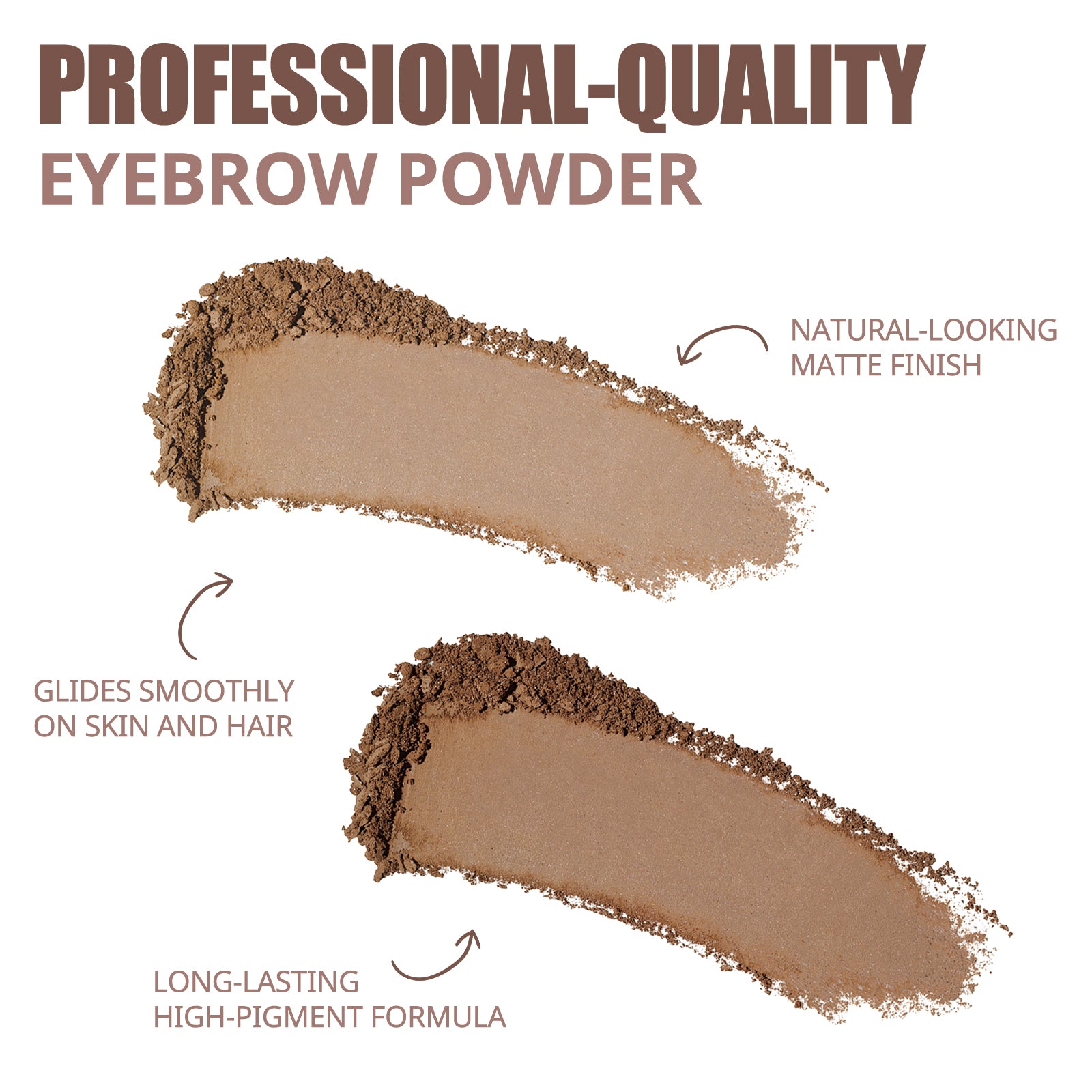 Unidollss Dual-Ended Eyebrow Stamp Stencil Kit