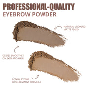 Unidollss Dual-Ended Eyebrow Stamp Stencil Kit