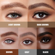 Unidollss Dual-Ended Eyebrow Stamp Stencil Kit