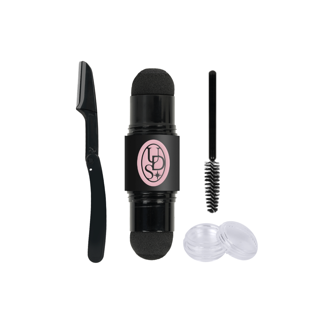Unidollss Dual-Ended Eyebrow Stamp Stencil Kit
